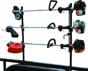 Lawn Care Trailer Accessories buyers 3 trimmer locking rack